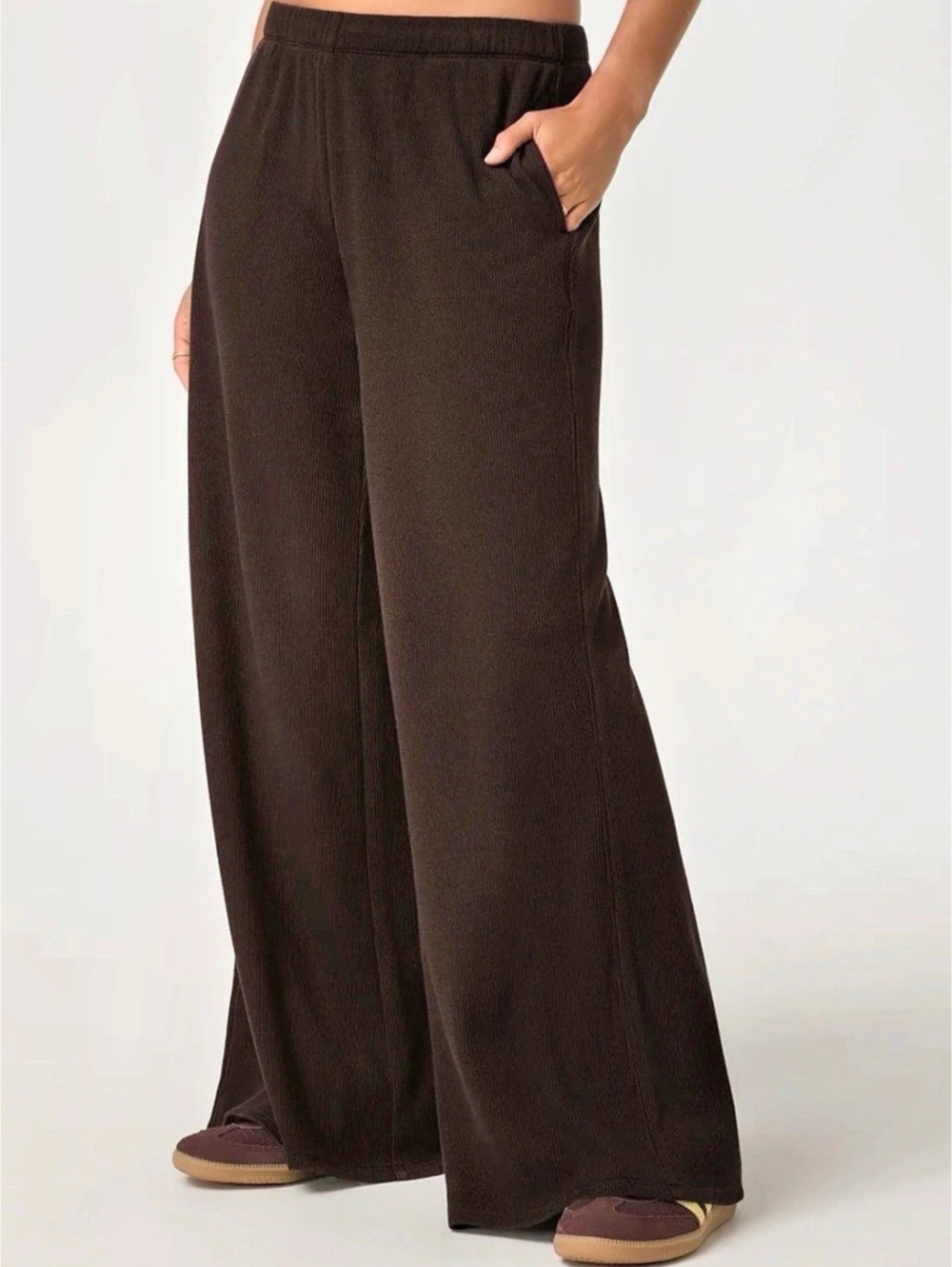 Vuori Waffle Wideleg Pant Java Size Large NWT